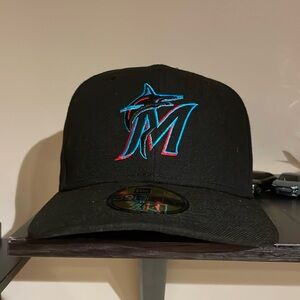 New era Marlins MLB hat size 7 5/8